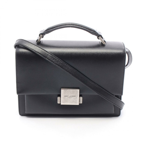 SAINT LAURENT PARIS Belchasse 中型 2WAY 單肩包 482051 黑色皮革 二手 女士