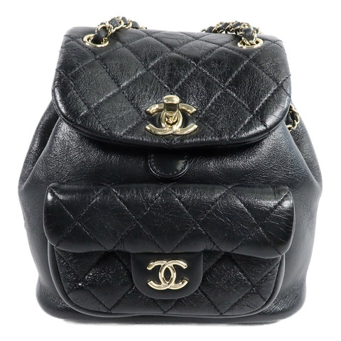 CHANEL 牛皮皮革Duma Backpack背包