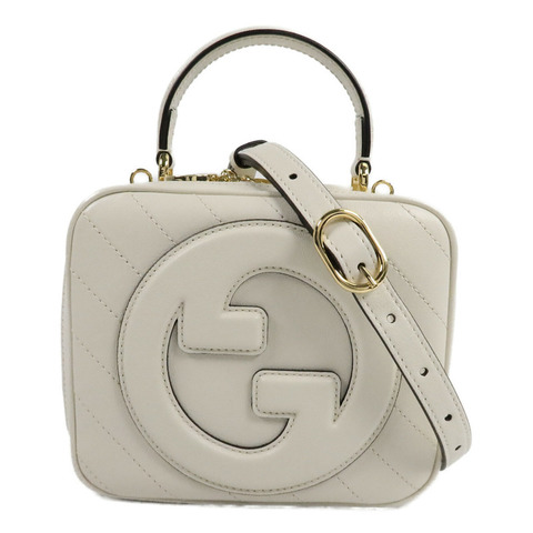 GUCCI 牛皮皮革Blondie Top Handle手挽肩背兩用袋