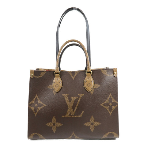 LOUIS VUITTON Monogram Giant On The Go MM手挽肩背兩用袋