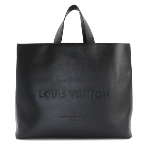 Louis Vuitton Shopper Tote MM，2 用肩包/手提包，皮革，黑色，M13979，RFID 防護。