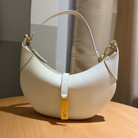 Polo ID mini 腋下包 半月包 白