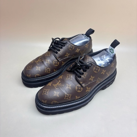 LV 路易威登 老花厚底馬丁靴 40.5碼
