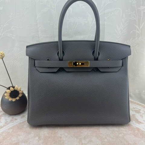 愛馬仕石墨灰Birkin30鉑金包