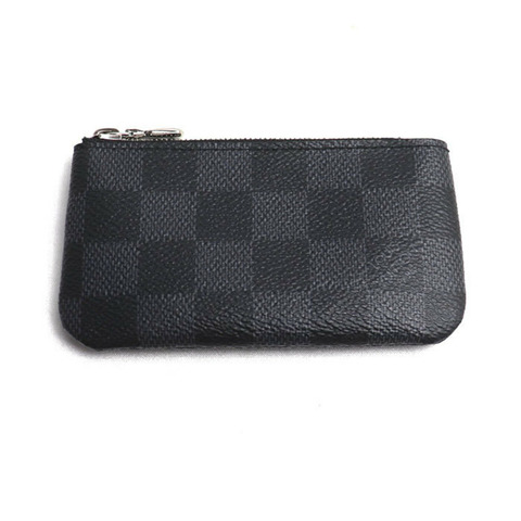 LOUIS VUITTON 路易威登 Pochette Clé 零錢包/零錢包 Damier Graphite N60155 男士
