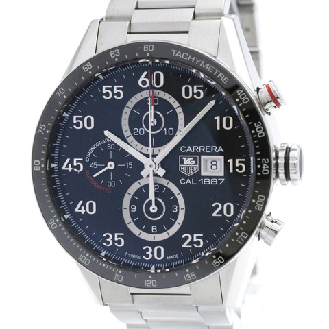 TAG HEUER 豪雅卡萊拉系列 Calibre 1887 計時碼錶 精鋼腕錶 CAR2A10 拋光款