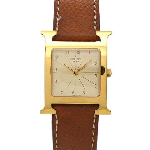 愛馬仕 H-Watch RS1 501 男士腕錶 象牙色石英錶
