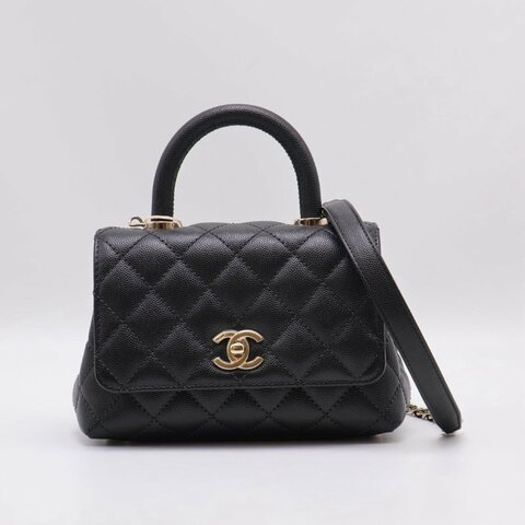 CHANEL Coco Handle - Mini黑金