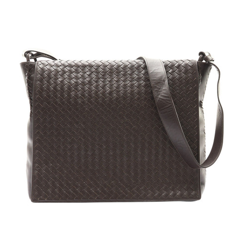 棕色 編織牛皮 斜背包 肩背包【BOTTEGA VENETA BV 寶緹嘉】 221065