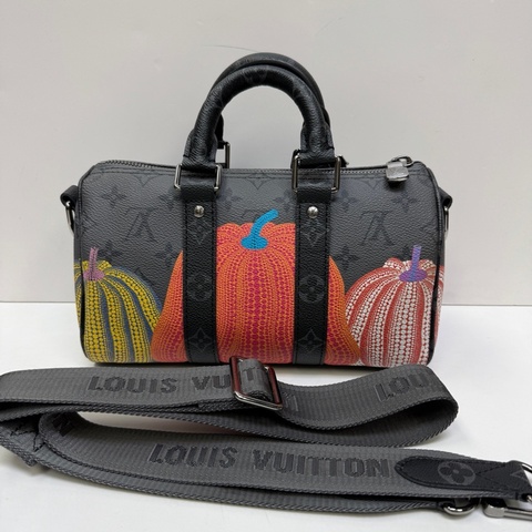 LV Louis Vuitton 路易威登YK Keepall 25 男女同款 手袋來自路易威登  草間彌生合作系列