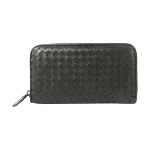 BOTTEGA VENETA 羊皮皮革Zipper Long Wallet長錢包