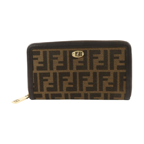 FENDI 帆布Zipper Long Wallet長錢包