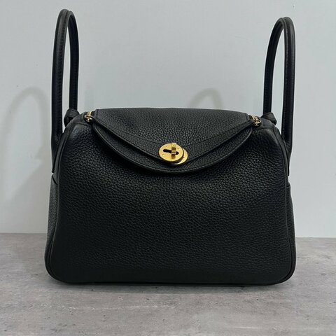 Hermes Lindy26 黑金B刻 TC皮