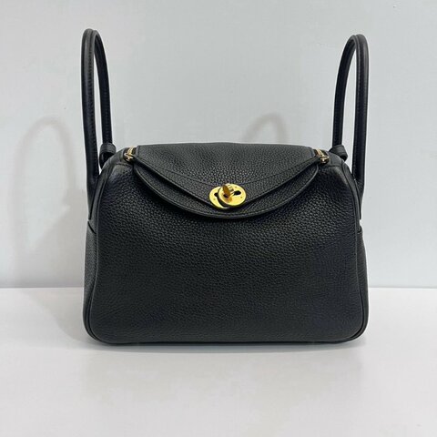 Hermes Lindy26 黑金B刻 TC皮