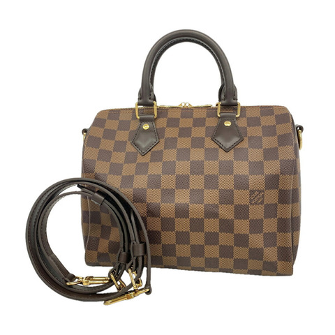 路易威登 Damier Speedy Bandoulière 25 手提包 N40575 Ebene 女式 2 路包