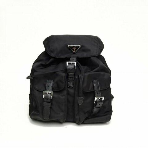 PRADA Re-Nylon雙肩包小號黑色尼龍肩背包