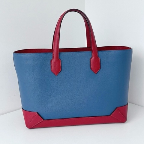 【近新閒置品】Hermes 愛馬仕 maxibox cabas30手提包A刻epsom皮