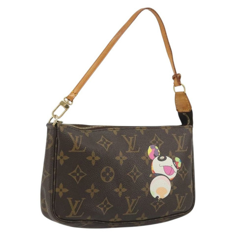 路易威登 Monogram 熊貓手拿包配件袋 M51981 LV 正品 BA13669V