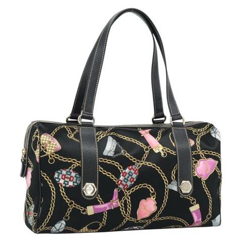 GUCCI 手提包 緞面黑色金色 154180 正品 ep15224V