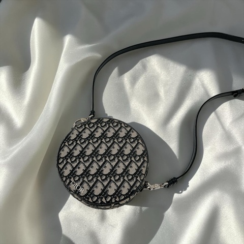 莉亞精品♡ Dior 提花圓餅包 二手美包