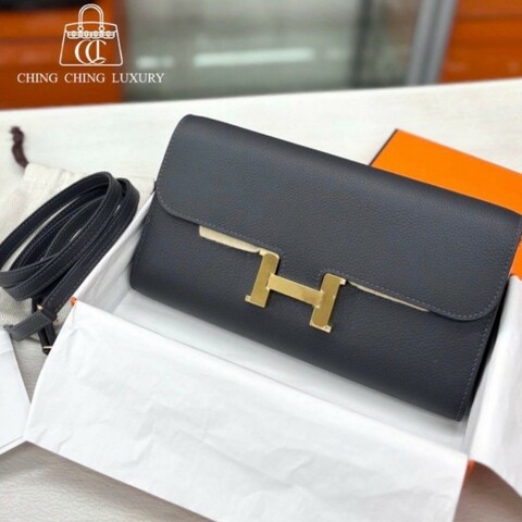 🌈Hermes🧡Constance to go🧡85石板灰金扣🌈全新有單🌈Evercolor皮🌟Stamp W🌟有貼膜🌟有盒🧡constancetogo🌟constance🌟愛馬仕🌟