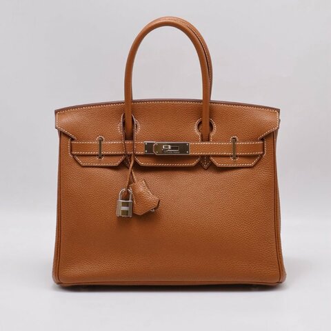 HERMES Birkin 30 - Gold 37 金棕銀 🄹