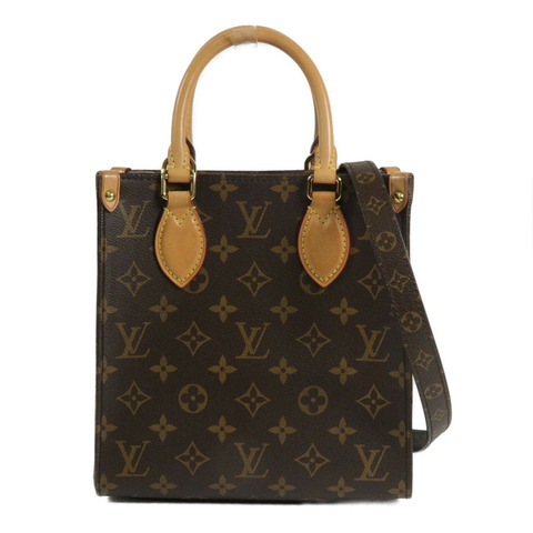 LOUIS VUITTON Monogram Sac Plat BB手挽肩背兩用袋