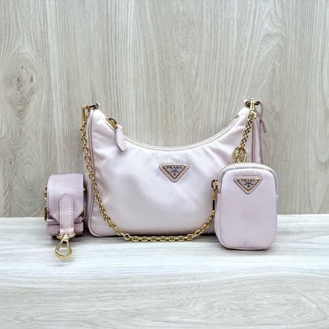 PRADA🤍粉色ReEdition2005ReNylon三合ㄧ1BH204