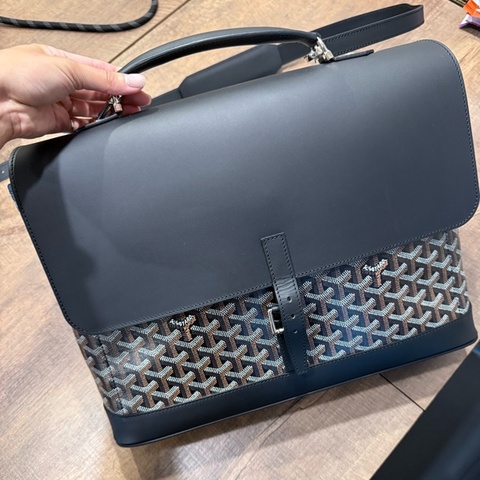 Goyard 戈雅 黑老花Citadin公文包 手提 斜背 尺寸38*26 男女同款
