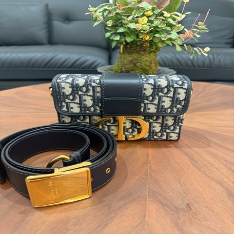 Dior mini Box 籃原花蒙田30 盒子包