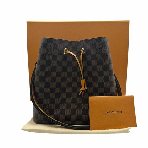 【美收精品】Louis Vuitton 棋盤格NéoNoé MM  D-31【隔月月中將轉賣至日本 上架期限30天】