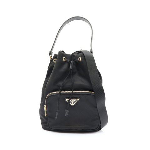 PRADA 普拉達 兩用包 黑色 尼龍帆布 1BH097 1BH097