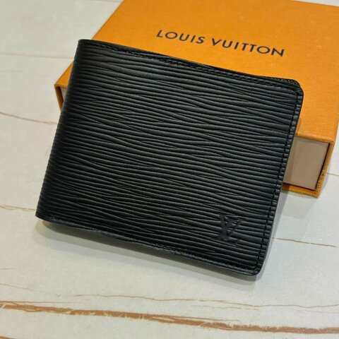 *SHIHNA名牌精品*LV M60332 Slender Epi水波紋雙折短夾