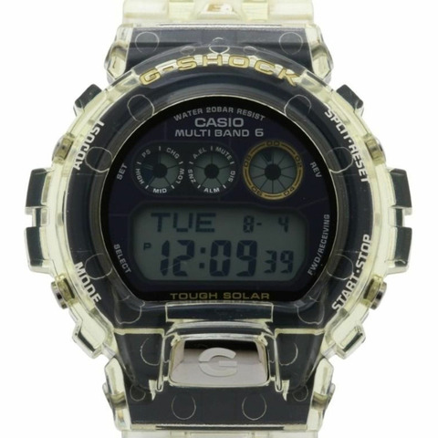 卡西歐 G-SHOCK Irukuji 25週年紀念款 Love The Sea And Earth GW-6903K-7JR 黑色透明樹脂/不銹鋼男士數位手錶