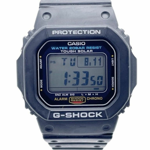 卡西歐 G-SHOCK 5600 系列 G-5600UE-1JF 黑色樹脂男士數位手錶
