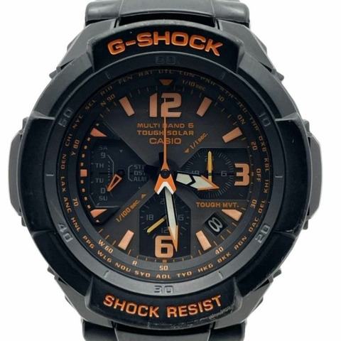 卡西歐 G-SHOCK MASTER OF G - AIR GRAVITYMASTER GW-3000B-1AJF 黑色樹脂/不鏽鋼男士模擬腕錶