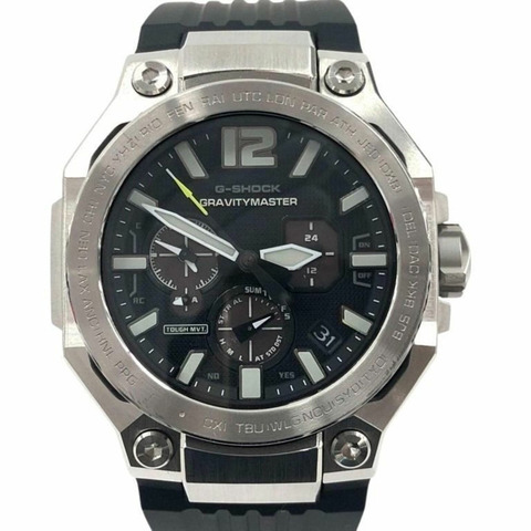卡西歐 G-SHOCK MASTER OF G - AIR GRAVITYMASTER GWR-B3000-1AJF 黑色銀色樹脂/不鏽鋼男士模擬腕錶