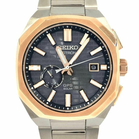 精工 ASTRON NEXTER SBXD014 3X62-0AA0 模擬男士腕錶（黑色、金色、銀色、鈦金屬）