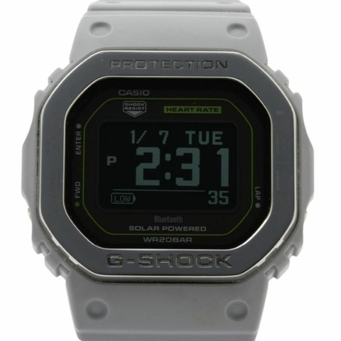 卡西歐 G-SHOCK G-SQUAD 5600 系列 DW-H5600MB-8A9JR 黑色/灰色樹脂/不鏽鋼男士數位手錶