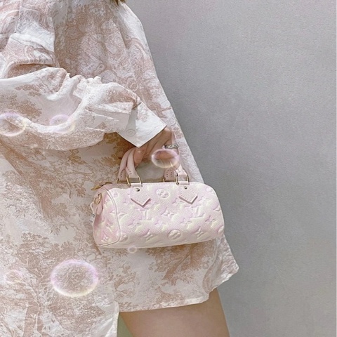 LV 秀款限定星辰speedy nano 98新左右輕微正常使用感 芯片款