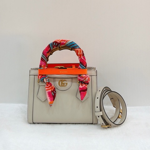 莉亞精品♡ Gucci 竹節手提斜背包 #二手美包