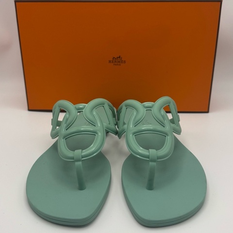 Hermes 愛馬仕 豬鼻子 拖鞋 37碼