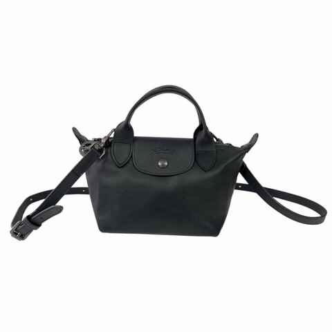 LONGCHAMP Pliage 皮革 2用袋