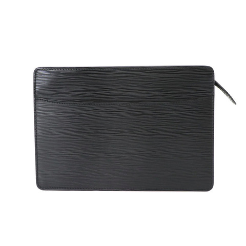 路易威登 Epi Pochette Homme Second 手拿包 黑色皮革 M52522
