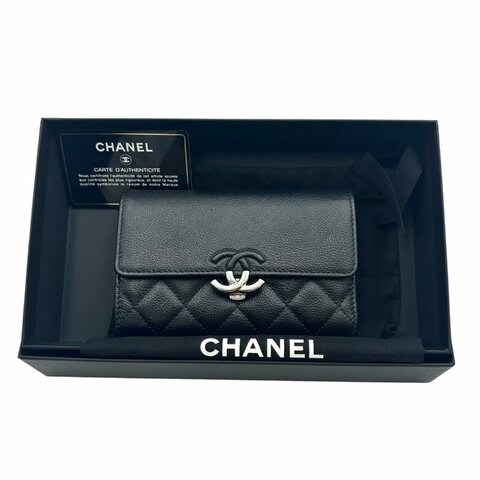 【美收精品】CHANEL 大雙 C 轉扣中長夾 D-36【隔月月中將轉賣至日本 上架期限30天】