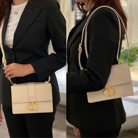 DIOR 30 Montaigne 金扣肩背斜背包