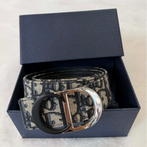 DIOR Oblique 雙面腰帶