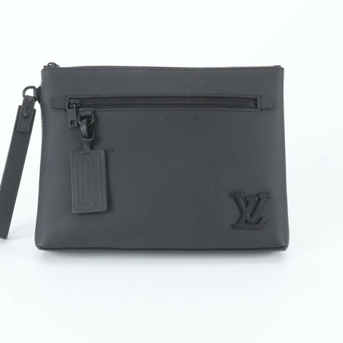 路易威登男士RFID防護LV Aerogram Pochette M69837真皮手拿包