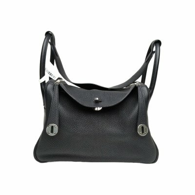 HERMES Lindy 30 89黑色TC皮 C刻 銀扣