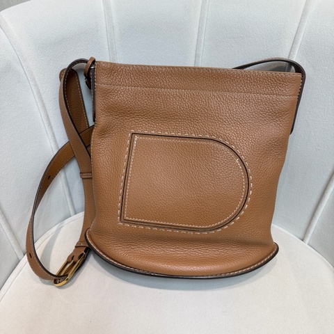 DELVAUX Pin Daily Surpique 啡色 XC787